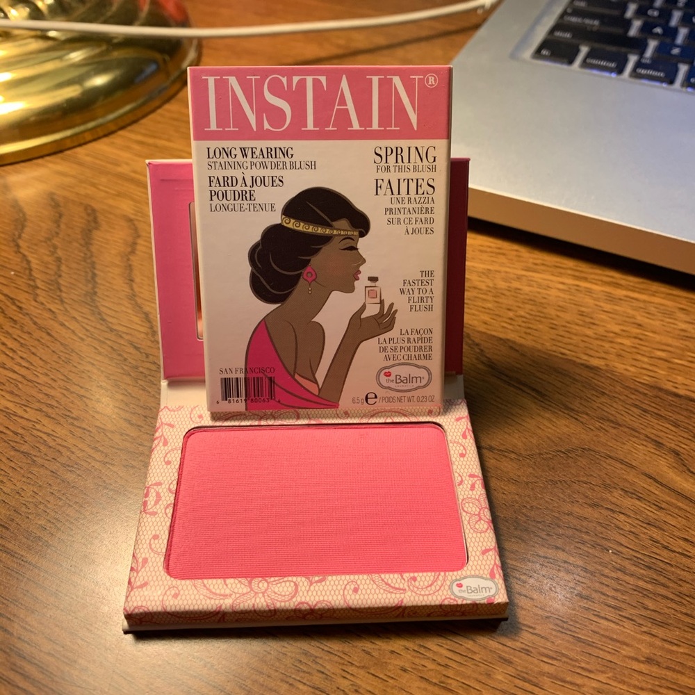 The Balm Instain Powder Blush in Lace